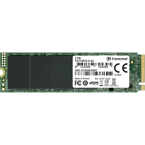 Transcend 1TB M.2 2280 PCIe Gen3x4 NVMe SSD | TS1TMTE112S ssd hard disk Slike